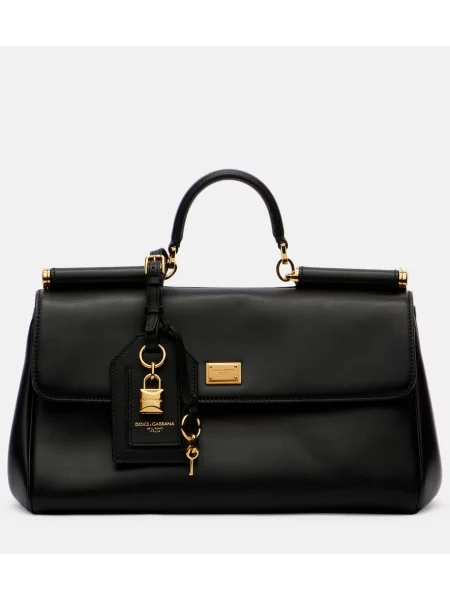 Geanta de piele Dolce&gabbana din piele negru