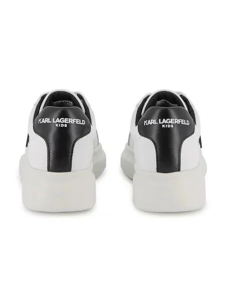 Karl Lagerfeld Дитячі шкіряні кросівки