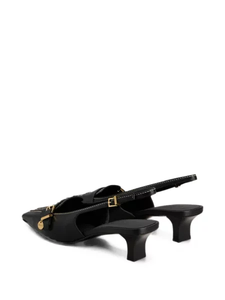 Pantofi cu toc Tod's din piele slingback negru