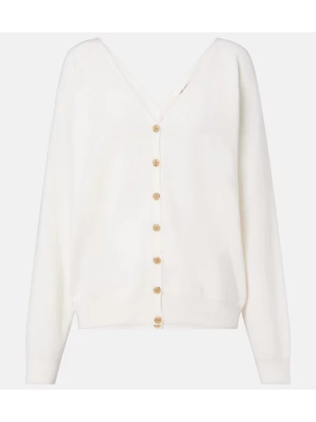 Cardigan Lisa Yang din cașmir alb