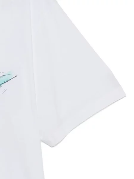 Tricou We11done cu imagine teddy alb