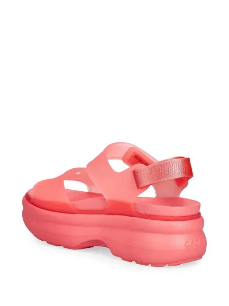 Sandale Crocs cu platformă roz
