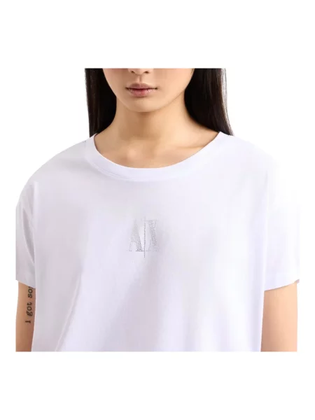 Tricou Armani Exchange alb