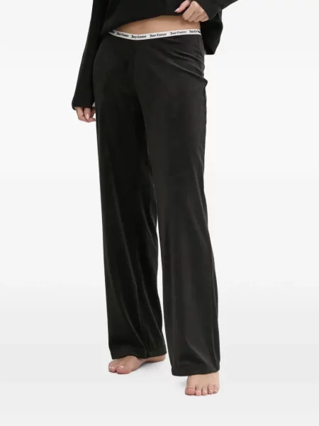 Pijamale Juicy Couture cu autograf negru