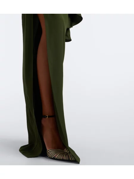 Rochie Taller Marmo drapată verde