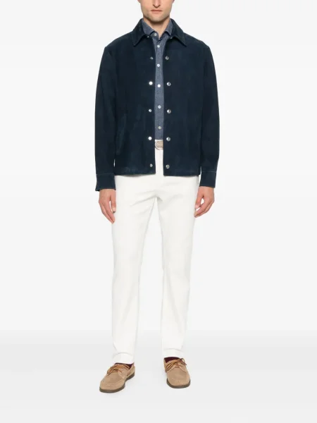 Pantaloni Eleventy cu 5 buzunare alb