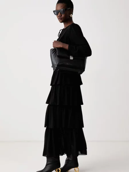 MICHAEL Michael Kors rochie evazată negru