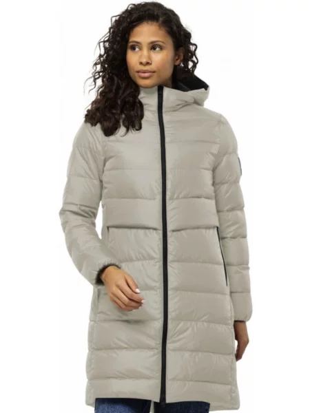 Пуховик Jack Wolfskin Lenauplatz бежевий