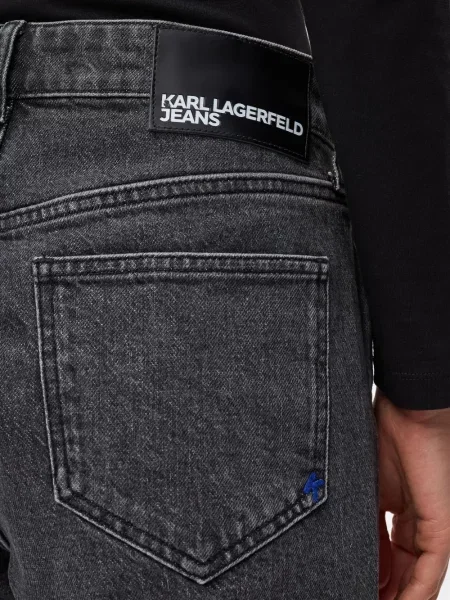 Дънки straight leg Karl Lagerfeld Jeans черно
