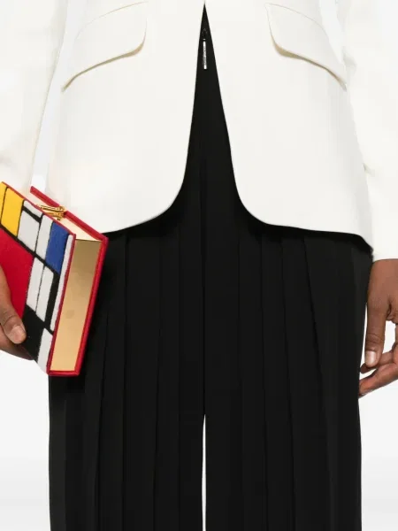 Pantaloni Giorgio Armani plisate negru