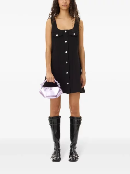 Rochie mini Ganni negru