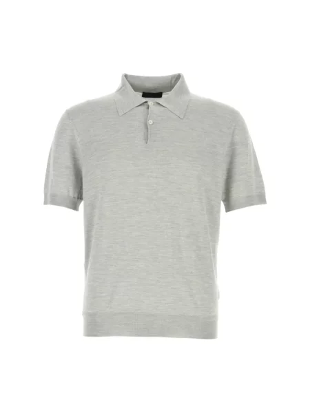 Koszulka polo Prada szara