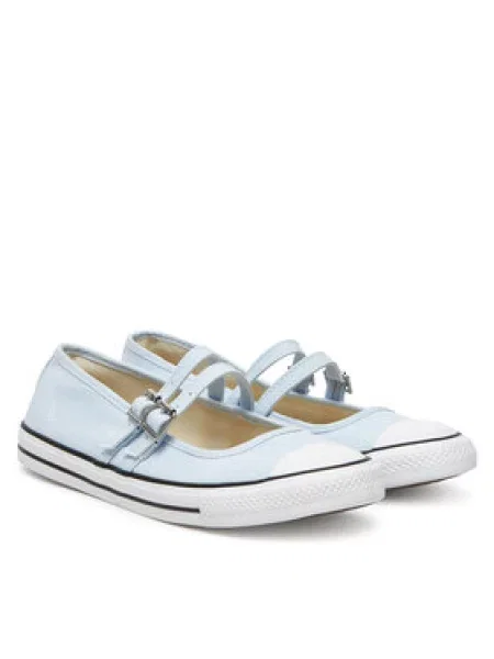 Converse Baleríny Chuck Taylor All Star Dainty Mary Jane Světle modrá