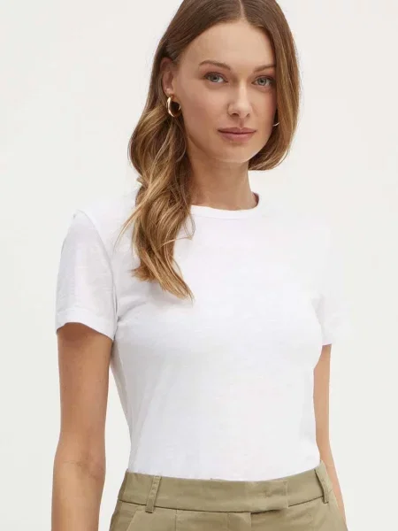 Boss Orange tricou din femei alb