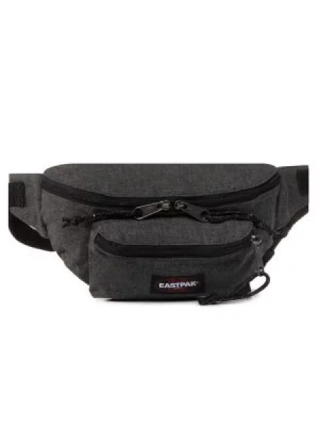 EASTPAK Pojasna torbica Doggy bazalt siva / tamo siva / crvena / bijela crna