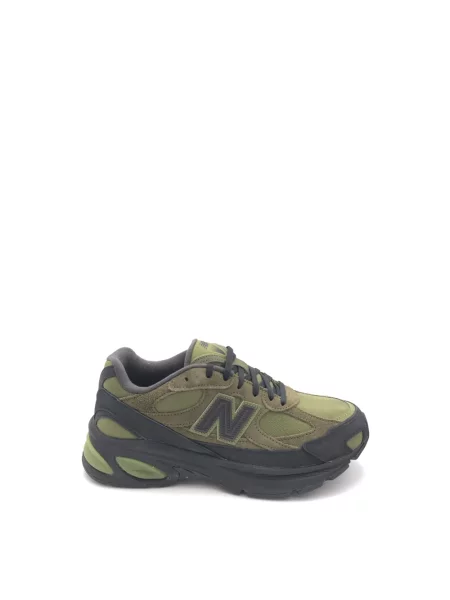 Sneakersy New Balance skórzane zielone