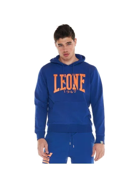 Hanorac din fleece Leone 1947 din fleece cu autograf albastru