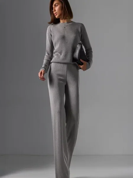 Штани палаццо TrikoBakh сірий