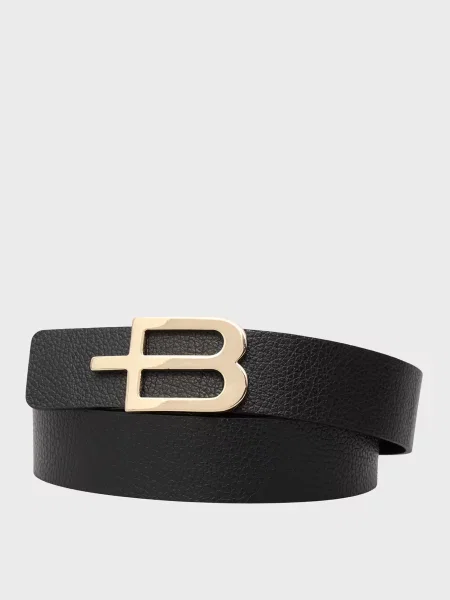 Кожаный ремень Baldinini черный