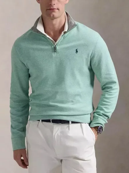 Siuvinėtas džemperis Polo Ralph Lauren mėlyna
