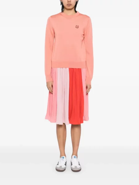 Pulover Maison Kitsune roșu