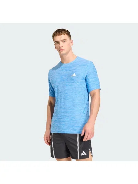 KOSZULKA WORKOUT ESSENTIALS FLEX niebieska