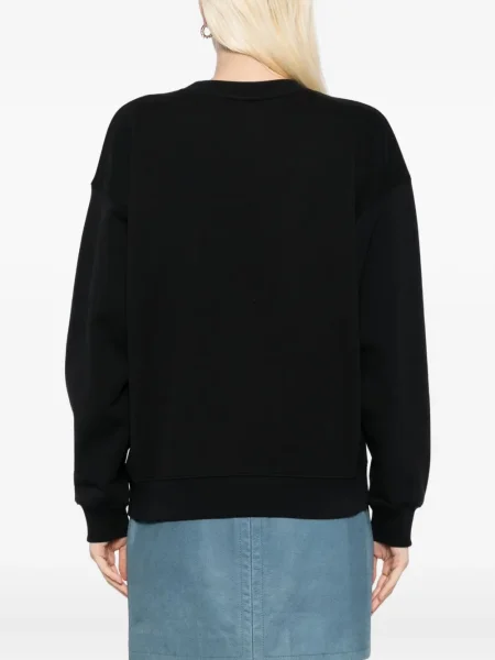 Hanorac Maison Kitsune cu broderie negru