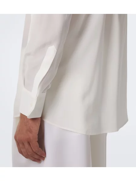 Cămașă Dolce&gabbana de mătase alb