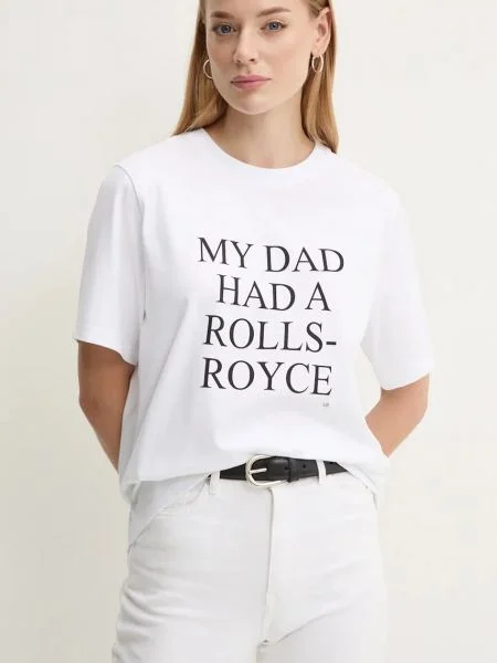 Victoria Beckham tricou din femei alb