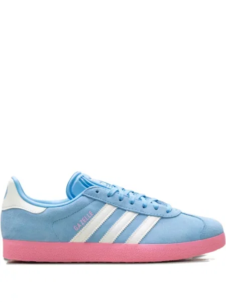 Sneakerși Adidas Gazelle alergare din piele de căprioară cu dungi albastru