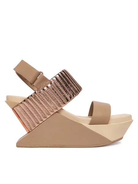 Sandale United Nude Delta Wedge Puffier bej