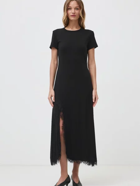 Medicine rochie cu amestec de lyocell negru