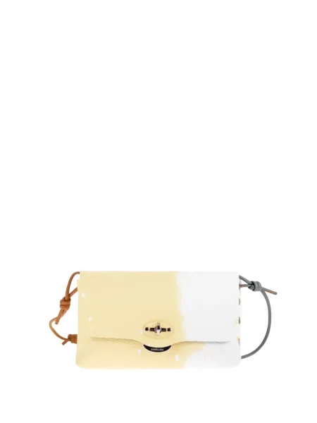Mała mały torebka skórzana Zanellato skórzana żółta