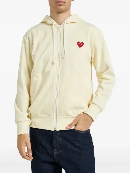Hanorac cu glugă Comme Des Garcons Play cu motiv cu inimi