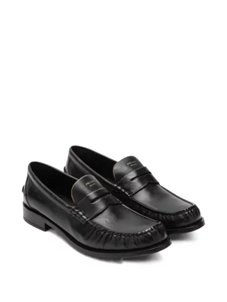 Pantofi loafer Prada din piele negru
