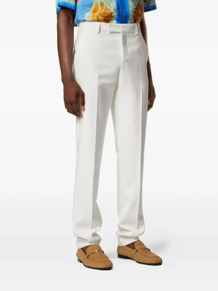 Pantaloni Versace alb
