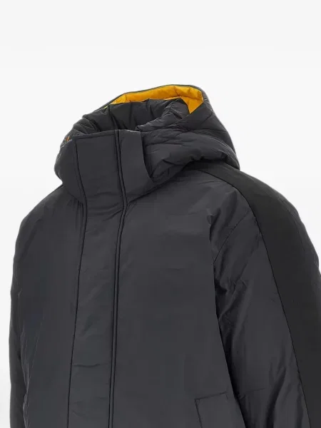 Bunda Ea7 Emporio Armani s kapucí s autogramem černá