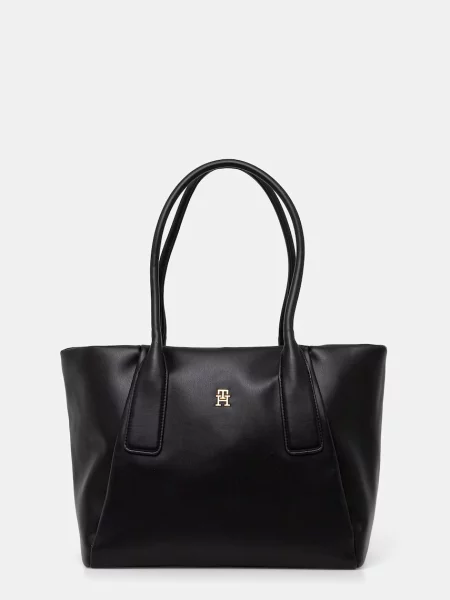 Geantă shopper Tommy Hilfiger negru