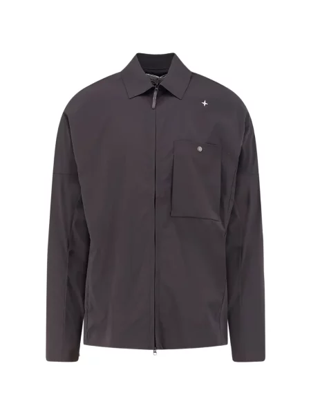 Cămașă Stone Island cu strasuri gri