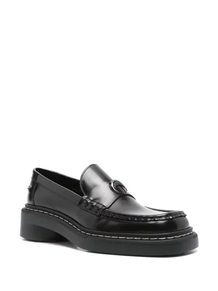 Pantofi loafer Marine Serre din piele negru