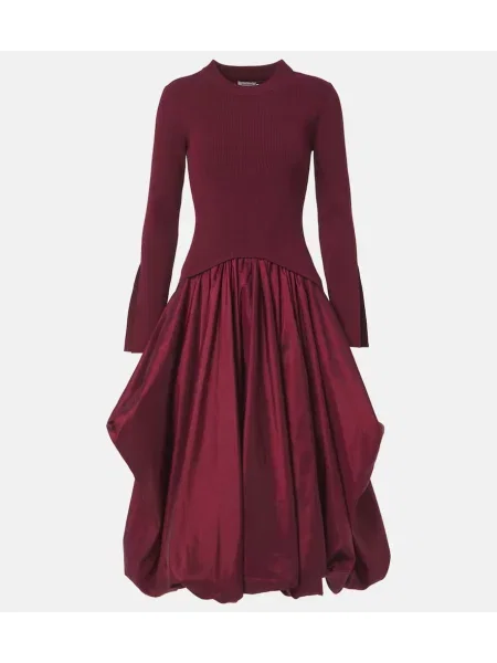 Rochie midi Simkhai din satin până la genunchi de costum roșu
