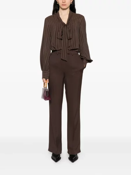 Pantaloni Semicouture maro