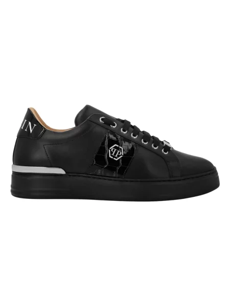 Sneakersy Philipp Plein skórzane czarne