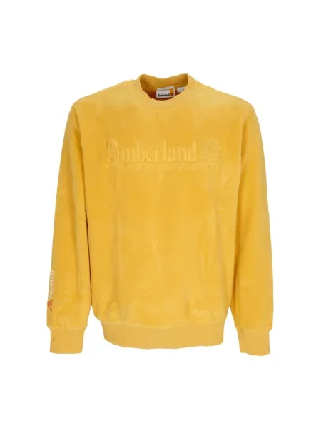 Bluza nierozpinana Timberland z logo żółta
