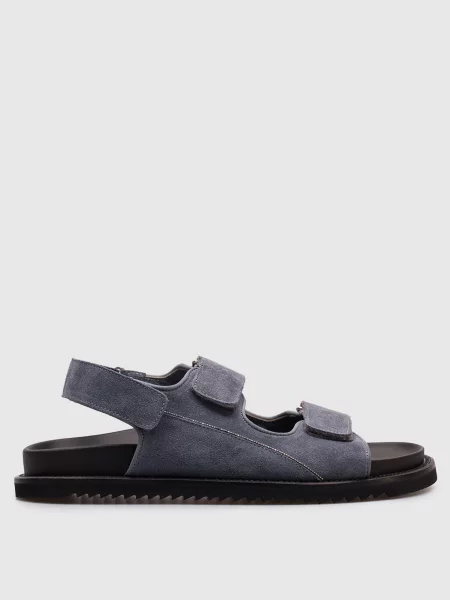 Замшеві сандалі з ланцюжком моніль Doucal's сині