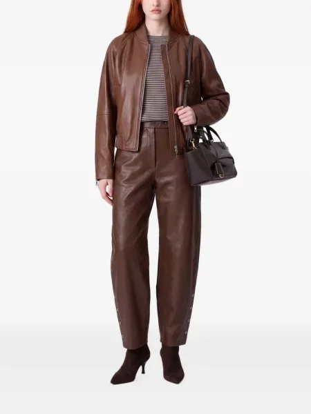 Παντελόνι Sportmax καφέ