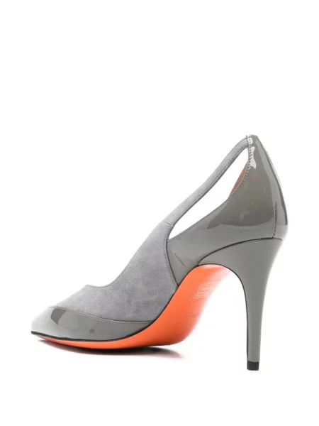 Pantofi cu toc Santoni gri