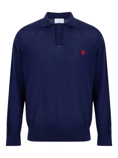 Polotričko Family First s výšivkou modré