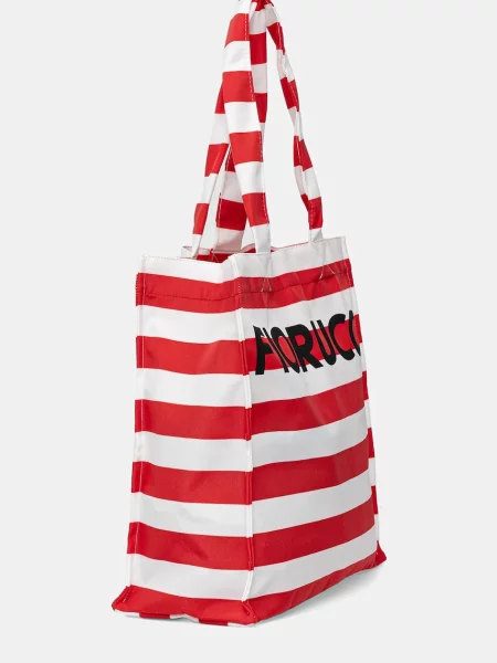 Fiorucci torebka Logo Print Tote czerwony