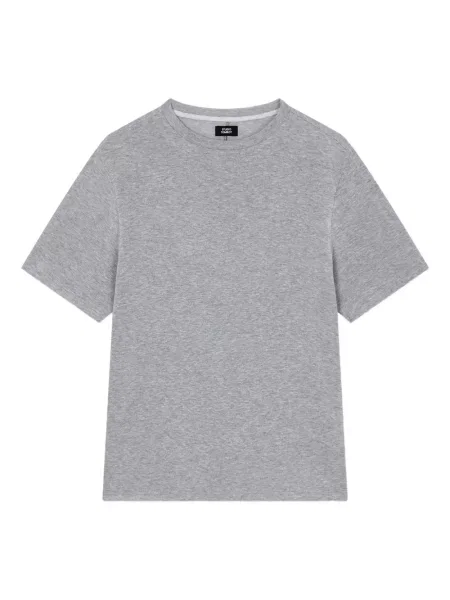 Tricou Studio Tomboy cu decolteu rotund scurt gri